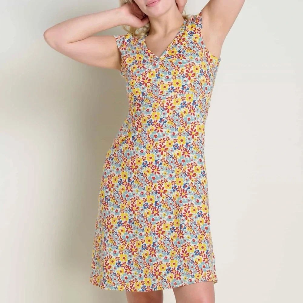 Toad & Co Rosemarie Dress hiking camping sustainable